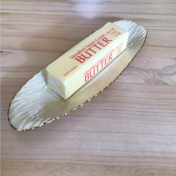 Lenox Dining Lenox Butter Dish Trimmed In Gold 24k Poshmark